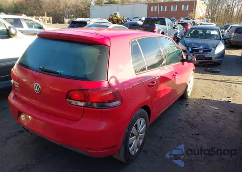 2012 Volkswagen Golf 2.5L 4-Door z USA, uszkodzony, nr VIN WVWDB7AJ6CW049166